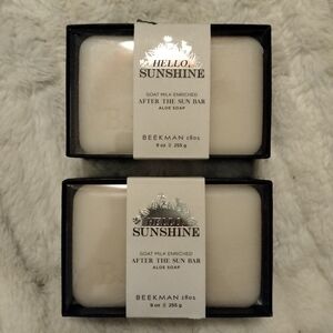 BEEKMAN 1802 "After The Sun" (2) Bars Of Soap 🩷🩷